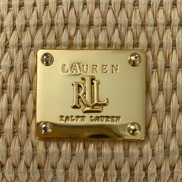 Lauren Ralph Lauren White and Tan Tote Bag - Picture 2 of 10